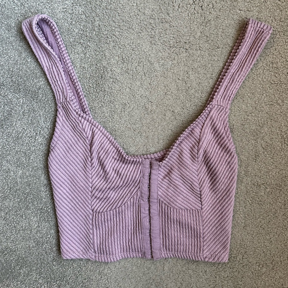 Urban Outfitters Corset Tank Top in Purple Size XS - Picture 2 of 4